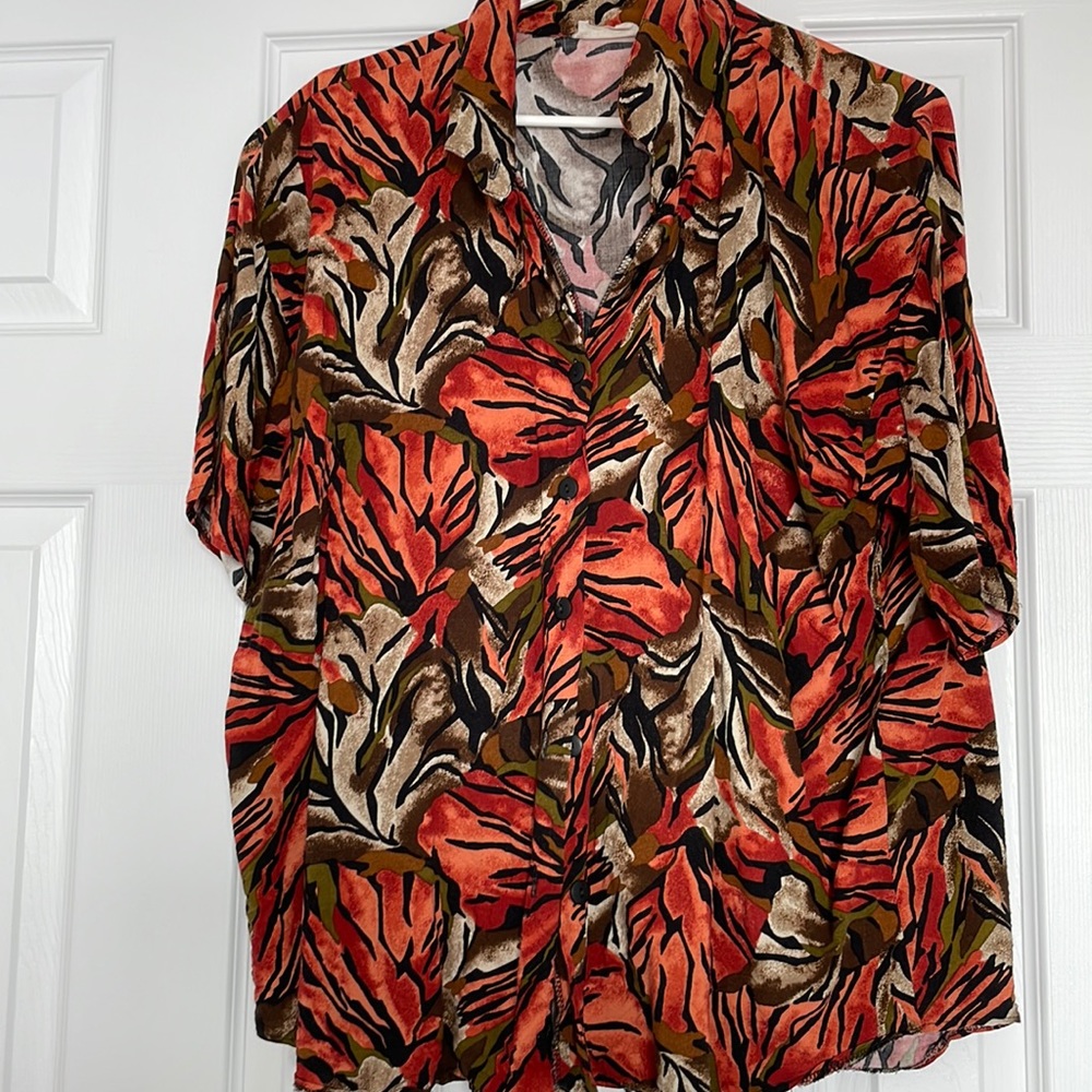 Button down t-shirt